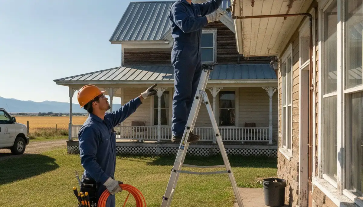 Plumber repairing a pipe in Billings, MT, for professional plumbing repair service