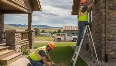 Plumber repairing a leaking pipe in Billings, MT for residential plumbing service