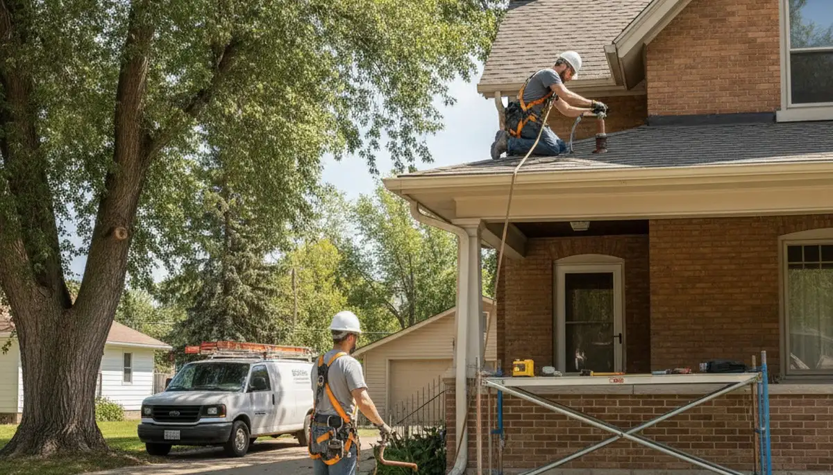 Billings, MT plumber repairing a pipe for local plumbing service