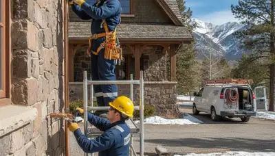 Plumber repairing a pipe in Billings, MT for plumbing repair service